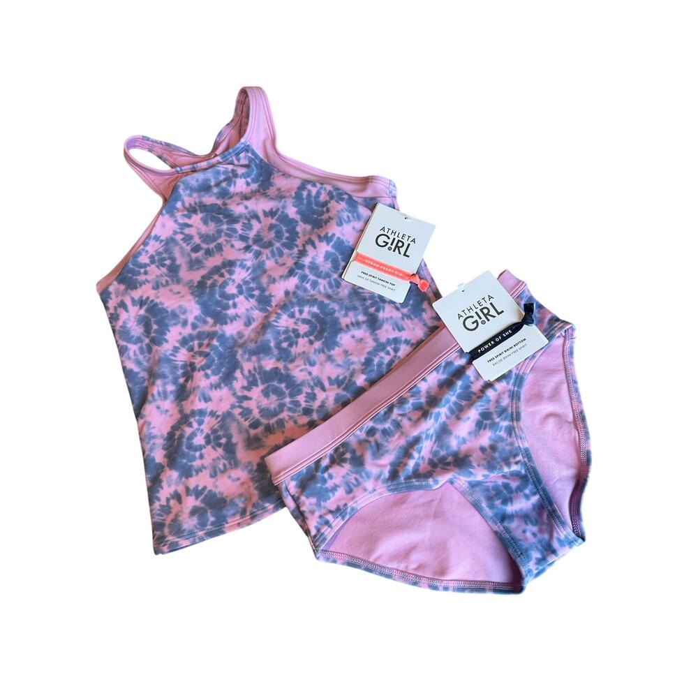 Athleta GIRL Free Spirit Tankini Bathing Suit 2 Piece NEW XL 14